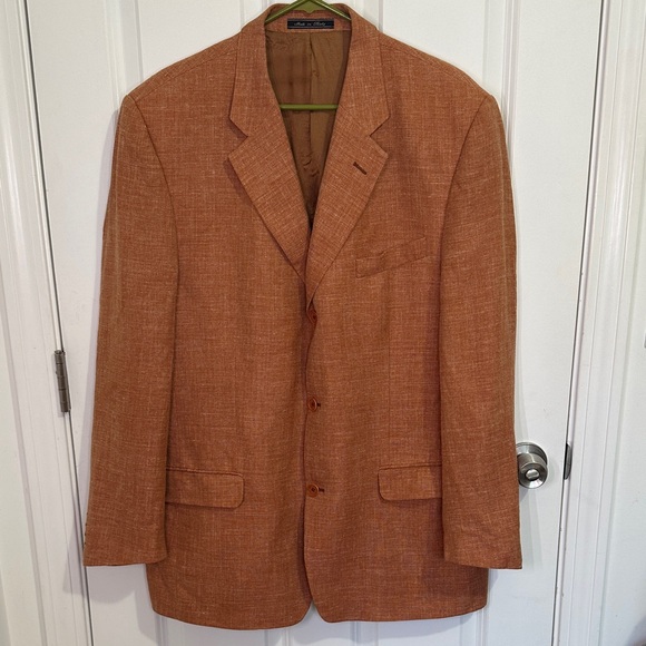Bachrach Other - Vintage Bachrach Men's Rust Blazer Size 34-36